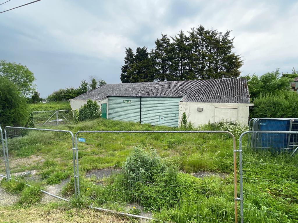 Lot: 7 - FORMER SCOUT BUILDING WITH PLANNING FOR TWO, FOUR-BEDROOM BUNGALOWS - External